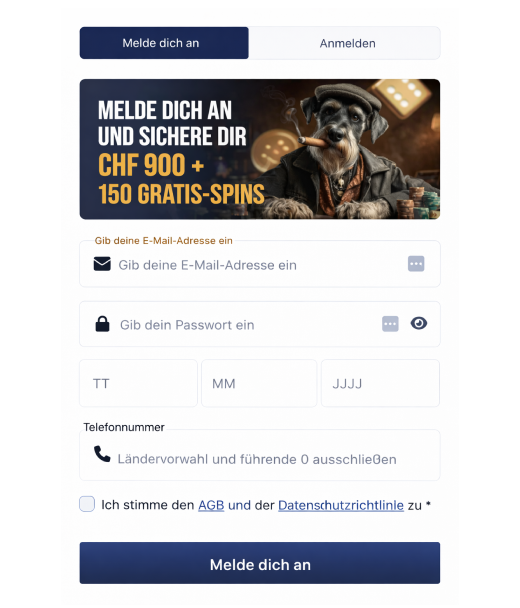 Registrierung